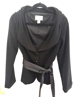 Traje Blazer Vintage Casa Blanca Mercado Negro Talla 4 NEGRO Falda Acampanada ¡REBAJADO!! Foto 1 de 4