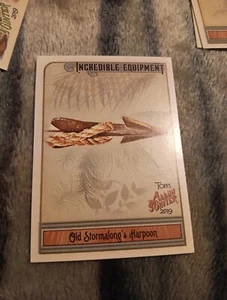 2019 Topps Allen & Ginter Incredible Equipment Old Stormalong's Harpoon IE-5 - Bild 1 von 2