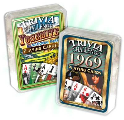 Flickback 1969 Trivia Playing Cards & Yosemite Trivia Combo; Birthday - Image 1 of 3