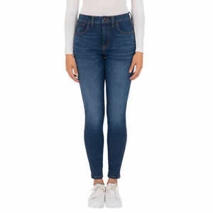 Kirkland Signature Ladies High-Rise Skinny Jean Size 8 Color Blue