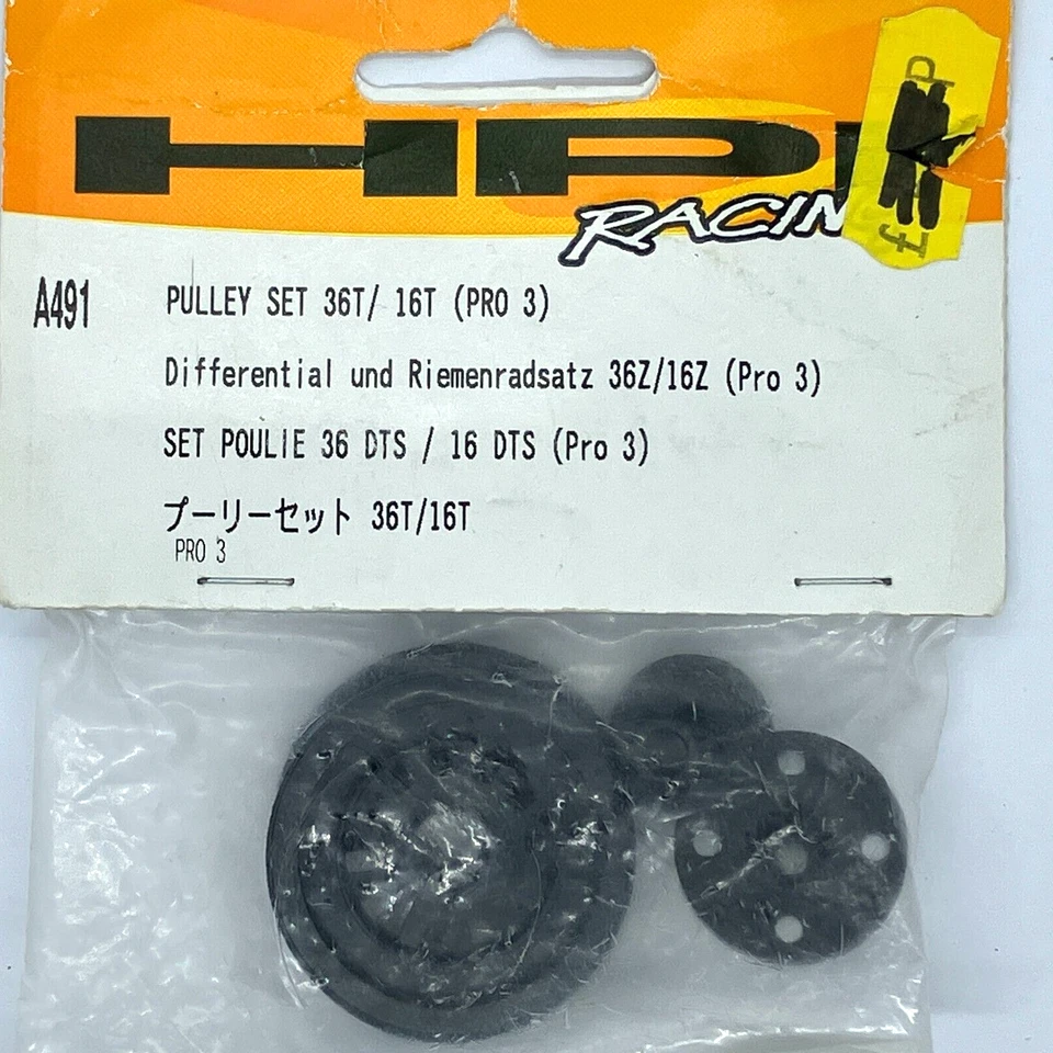 HPI RS4 36 & 16 Tooth Racing Pulley for Front or Rear Diff. P/N A491 - Image 1 of 1