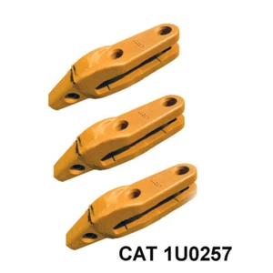 Caterpillar 1U0257 Lip Assembly Adapter Tooth 1U3252  set of 3pcs. - Picture 1 of 2
