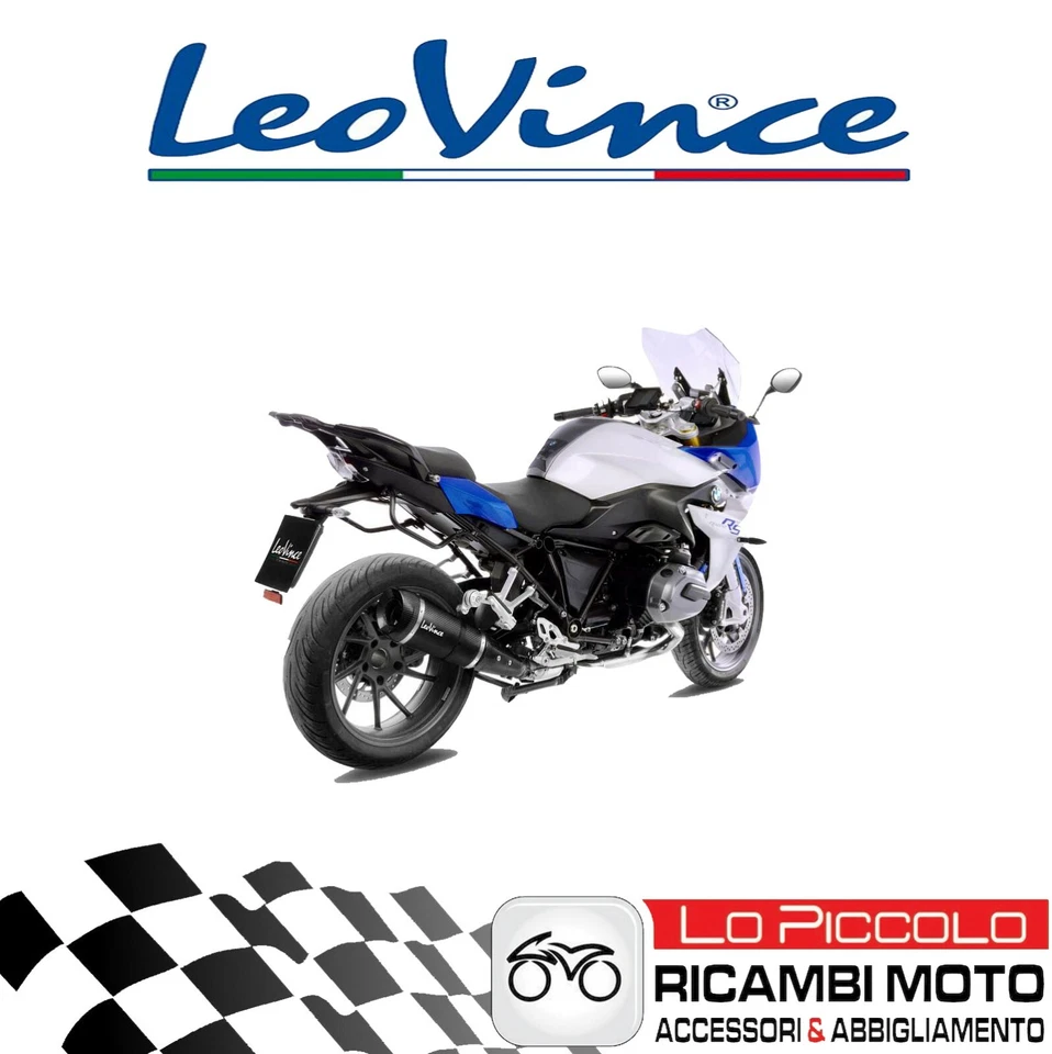 TERMINALE SCARICO LEOVINCE FACTORY S CARBONIO BMW R 1200 RS 2017 OMOLOGATO Foto 1 de 1