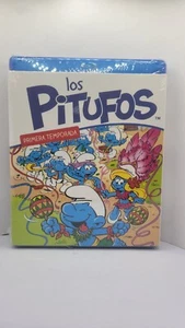 LOS PITUFOS DIE SCHLÜMPFE STAFFEL 1 ( 4 BLU RAY ) MEXIKO SPANISCH MIT SCHUBER NEU! - Bild 1 von 2