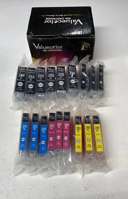 Valuecolor Pack Of 18 Compatible PGI-250XL CLI-251XL Ink Cartridge For Canon New - Image 1 of 4