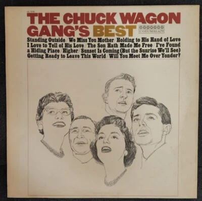 The Chuck Wagon Gang's Best 1964 Southern Gospel & Hymns Columbia HL-7318 - Image 1 of 4