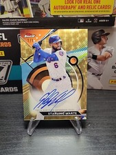 💎💎💎2023 TOPPS FINEST Superfractor Sterling Marte New York Mets auto 1/1💎💎💎