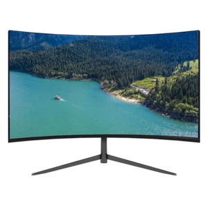 24" Zoll Curved Gaming LCD Monitor 75Hz 1920*1080p PC Monitore VGA/HDMI 250cd/m² - Bild 1 von 11
