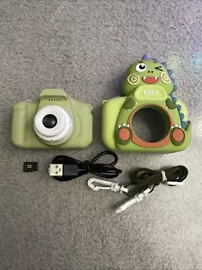 Hangrui Kids Camera 32GB Kids Digital Dual Lens Camera 20MP w/ Silicone Case - Picture 1 of 11