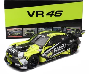 MINICHAMPS 1:18 VALENTINO ROSSI BMW M4 GT3 TEAM WRT N 46 3rd 24h DUBAI 2023 - Foto 1 di 2