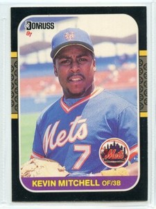 1987 Donruss Factory Baseball - Rookie - #599 - Kevin Mitchell - New York Mets