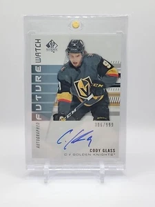 2019-20 SP Authentic - Autographed Future Watch Rookies #196 Cody Glass /999 - Picture 1 of 2