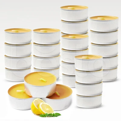 4 Hour Burn Tealight Citronella Nightlight Scented Smokeless Tea Lights Candles - Image 1 of 4