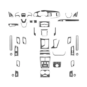 65Pcs Carbon Fiber Kits Whole Interior Trim Cover For Dodge Charger 15-22 - Bild 1 von 15