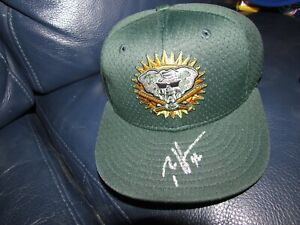 Rich Harden Autographed Baseball Hat 
