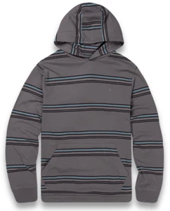 Camisa con Capucha Volcom Lucas - Nueva con Etiquetas Para Hombre Gris Medio / Multi - #44583-C9 - Imagen 1 de 1