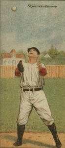 1911 Mecca Double Folders T201 Reprints Card #41 Cy Seymour Jimmy Dygert