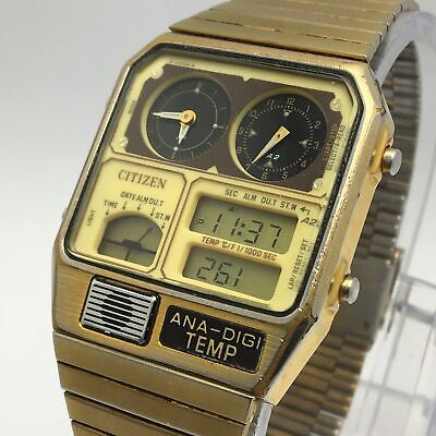 Vintage Citizen Ana Digi Temp Digital Japan Men's Watch | eBay Vintage Citizen Ana Digi Temp Digital Japan Men's Watch | eBay
