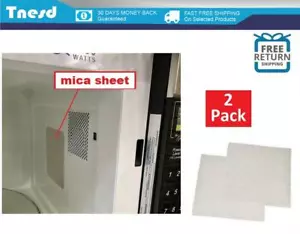 2x Hochwertige Universal Mikrowelle Glimmer Blatt Wellenleiter Abdeckplatten 5,1" - Bild 1 von 5