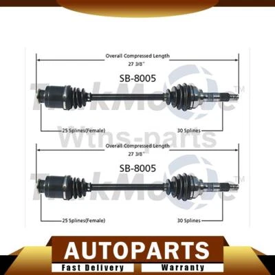 2X JUNTAS CV DELANTERAS TRAKMOTIVE EJES EJE EJES PARA SUBARU DL 1987-1988 Foto 1 de 3