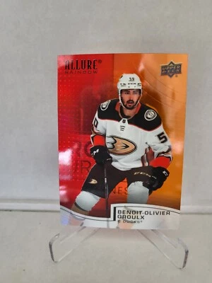 2021-22 UD Allure Benoit-Olivier Groulx Red/Orange Rainbow R-26 👀🌈🔥 - Image 1 of 3