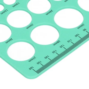Green Flange Measurement Tool Sizing Nipple Rulers Set Silicone For Breast P HOT - Picture 1 of 12