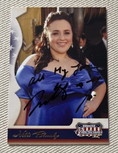 SIGNED Donruss Americana Nikki Blonsky AUTOGRAPHED CARD Hairspray Ugly Betty - Picture 1 of 8