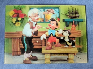 1960s Pinocchio 3D Lenticular Postcard WC Jones Publishing Disney - Picture 1 of 2