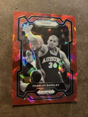 Charles Barkley 2024 Panini Prizm Selecciones de draft Red Ice Prizm #39 Foto 1 de 2