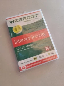 Webroot Secure Anywhere Internet Security - NEW and SEALED - Picture 1 of 3