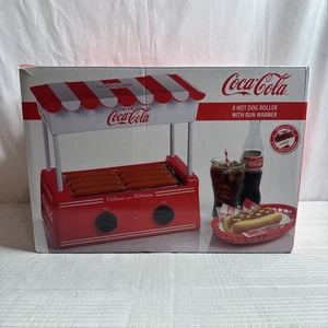 Nostalgie Coca-Cola 8 Hot Dog Roller mit Brötchenwärmer HDR8CK NEU SELTEN NICHT MEHR ERHÄLTLICH - Bild 1 von 11