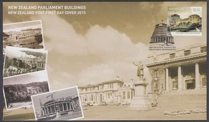 NEW ZEALAND FDC 2015 PARLIAMENT BUILDINGS (ID:F2685 (14/8) - Picture 1 of 1