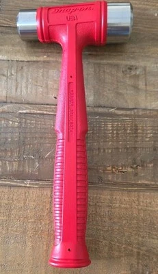 Martillo soplado muerto de perforación de doble cara Snap-on 32 oz HSSD32 rojo. Foto 1 de 4