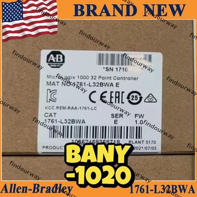 New Sealed AB 1761-L32BWA SER E Micrologix 1000 32 Point Controller - Image 1 of 4