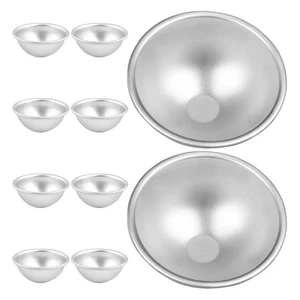 Molde redondo para sartén para pasteles de 10 piezas para celebraciones mousse postre cúpula lata para hornear - Imagen 1 de 20