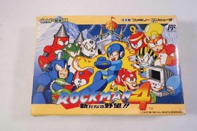 Famicom Software Model Rockman 4 New Ambition Capcom FEH05