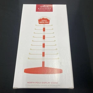 Hallmark North Pole miniature ornaments display stand table top Christmas - Picture 1 of 5