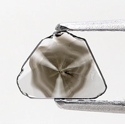 0.11cts TRAPICHE SLICE CUT NATURAL DIAMOND FAN SHAPE DESIGN TRAPICHE DIAMOND - Image 1 of 4