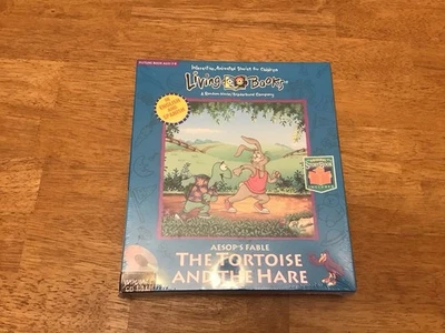 Living Books The Tortoise and the Hare PC CD-ROM Kids Big Box Brand New Scarce - Image 1 of 2