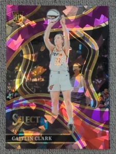 2024 Select WNBA Caitlin Clark #218 Purple Ice RC #'d 36/149 - Indiana Fever SSP - Picture 1 of 10