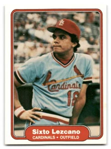 Sixto Lezcano 1982 Fleer Baseball #119 St. Louis Cardinals - Picture 1 of 2