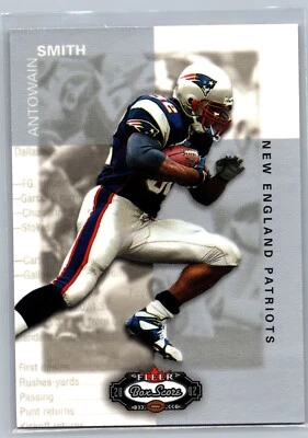 2002 FLEER BOX SCORE CARD # 36 Antowain Smith - New England Patriots - Image 1 of 2