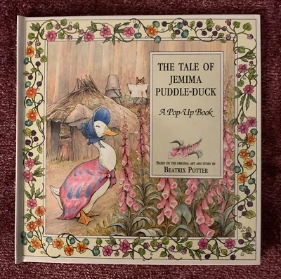 BEATRIX POTTER VTG POP-UP BOOK THE TALE OF JEMIMA PUDDLE-DUCK Dream House Foto 1 de 4