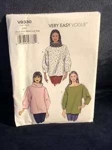 VOGUE TOP TUNIC BLOUSE ~VERY EASY Misses Casual Tops Sizes Xs-Xlg NEW - Picture 1 of 2