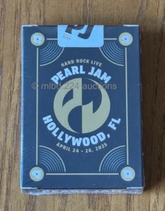 PEARL JAM - Abr Hollywood FL N1 N2 2025 - BARAJA DE CARTAS - materia oscura - Imagen 1 de 1