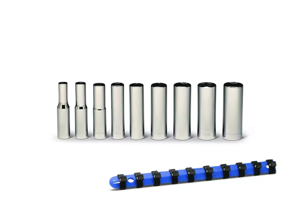 Wright Tool 6 Point Deep Socket Set 9 Piece 1/4" Drive Metric 257 - Image 1 of 1