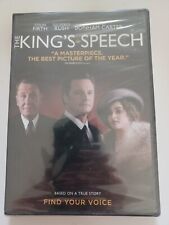 The King's Speech DVD Colin Firth Helena Bonham Carter Geoffrey Rush New Sealed