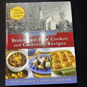 Church Potluck BEST LOVED SLOW COOKER and casserole recipes USED Cookbook - Picture 1 of 4