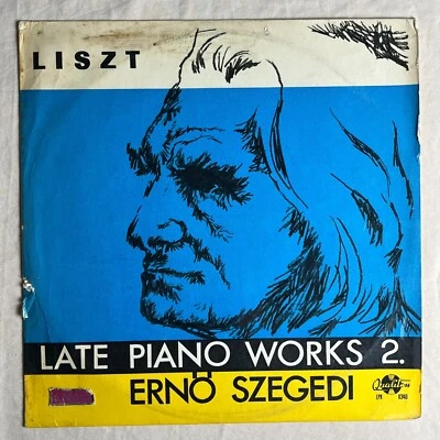 SZEGEDI Liszt: Late Piano Works 2 1967 Import Vinyl LP Qualiton SLPX 11340 - VG - Image 1 of 4