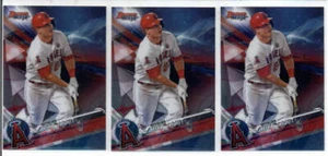 LOT OF (3) MIKE TROUT 2017 BOWMAN'S BEST #25 ANGELS BASE CARDS FC8187 - Picture 1 of 1